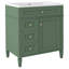 Ensemble de meuble-lavabo à une cuve moderne avec tiroirs et armoire à miroir Modern-918542289