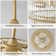 20'' Crystal Caged Mid Century Chandelier Ceiling Fan with Light Kit and Remote Control Included
