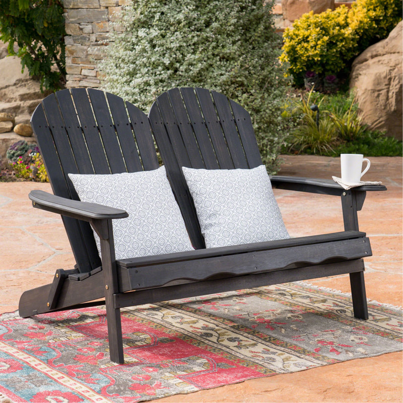 Causeuse Malibu Adirondack, Gris foncé