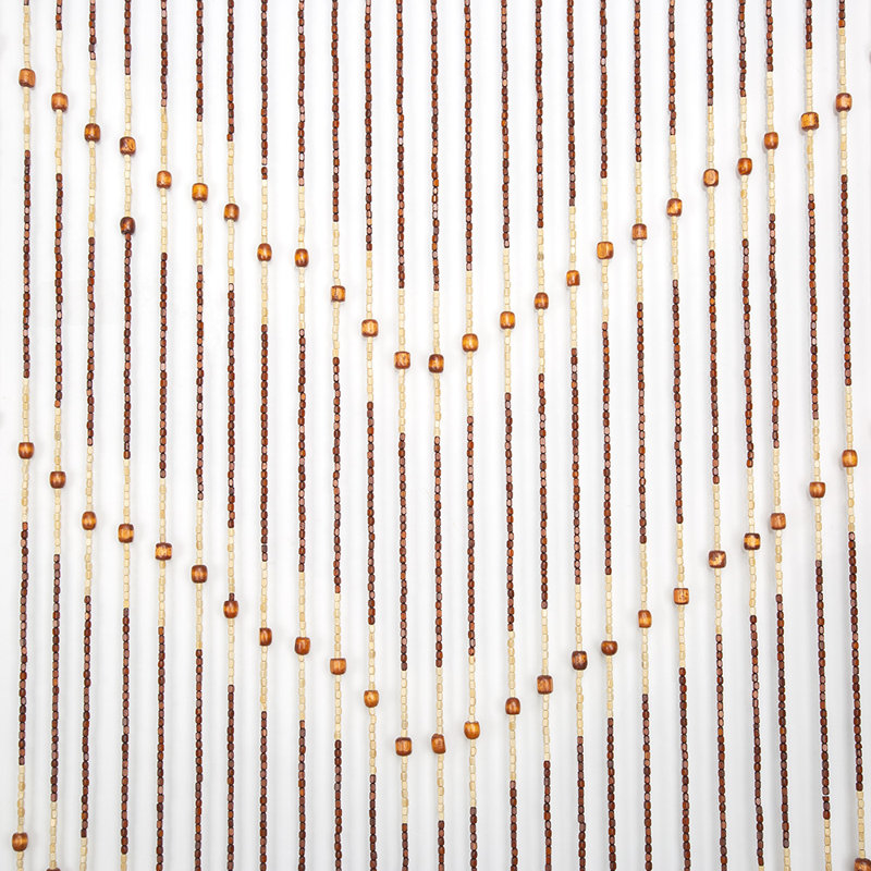 Faux Wood Door Curtain