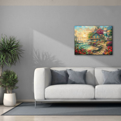 «Sunrise by the Sea» par Chuck Pinson, art mural sur toile