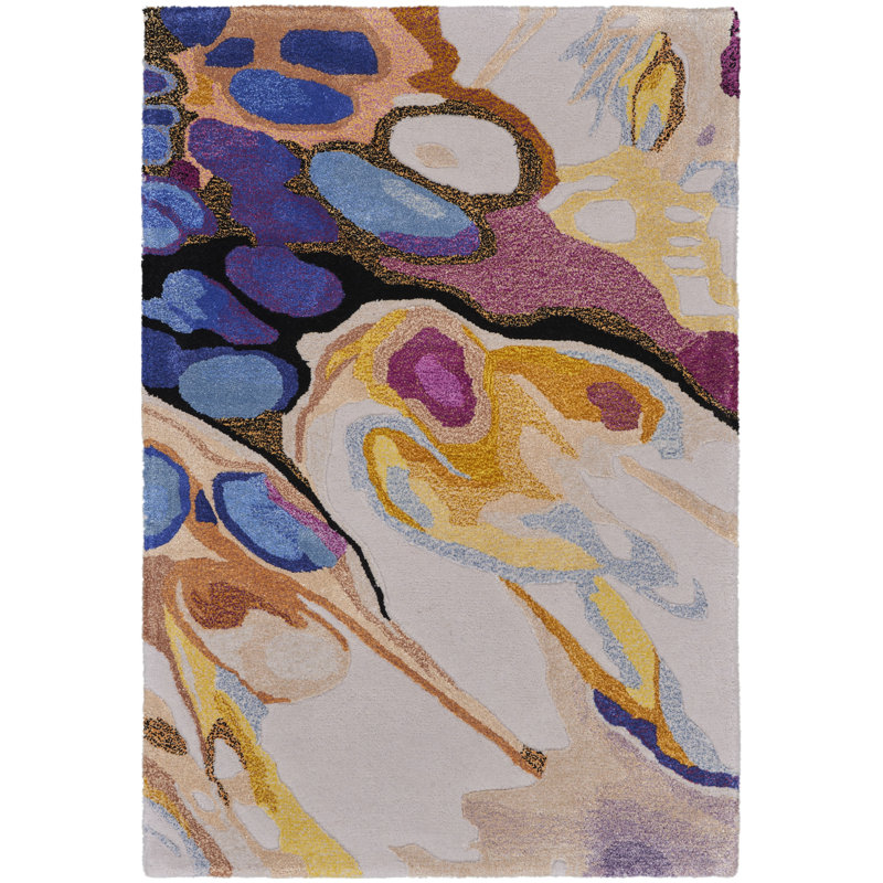 Abstract Area Rug, Rectangle 2' x 3'