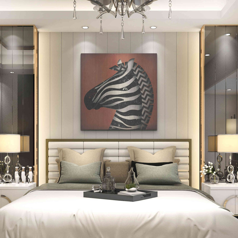 «Zebra Wow» par Ryan Fowler, H 36 po x l 36 po