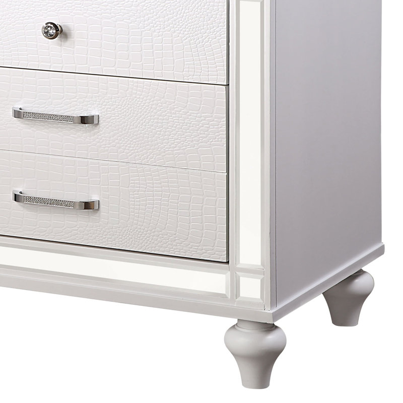 Table de chevet, blanc