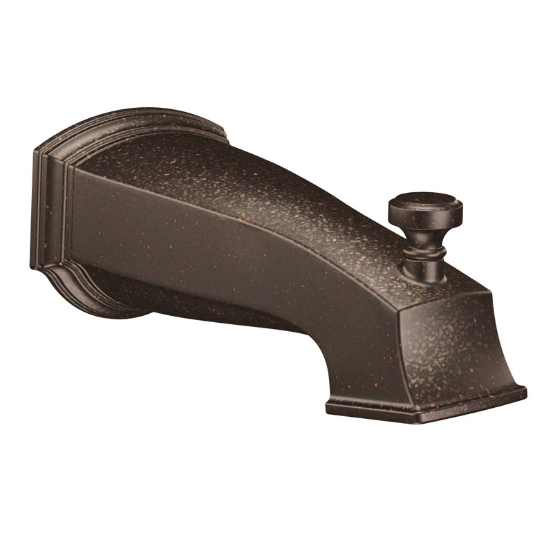 Rothbury Single Handle Wall Mounted Tub Spout Trim with Diverter, Oil Rubbed Bronze