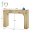 Console 63 pouces Farmhouse, étroite table d'entrée en bois derrière le canapé-437945239