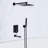 Black Bathroom Shower Faucet Set With Spray