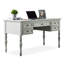 Bureau en bois d'hévéa avec 5 tiroirs spacieux