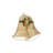 14" X 14" Gold Metal Christmas Bells Hanging Dimensional Sculpture