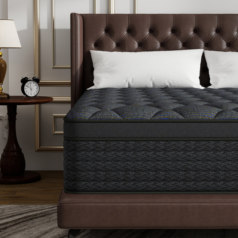 12"/14" Medium Hybrid Mattress With Individually Pocket Spring For Motion Isolation, Full, 12"