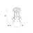 Rustic Gold 15" Adjustable Swivel Barstool with Solid Wood Seat-50878597-50878599