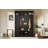 Versatile 3-In-1 Hall Tree With 6 Hooks, Farmhouse Walnut Storage Bench With Adjustable Shelves, 55"W Modern Entryway Coat Rack With Multiple Storage Space For Mudroom, Living Room-1944204909