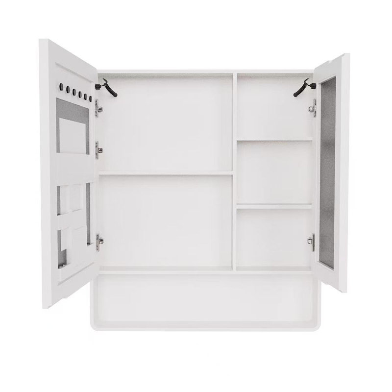 Armoire à pharmacie avec miroir Sora, lumière blanche et tablettes Sora
