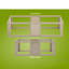 Connecteur pour enclos modulaire empilable Deneishia-88358692-88245601