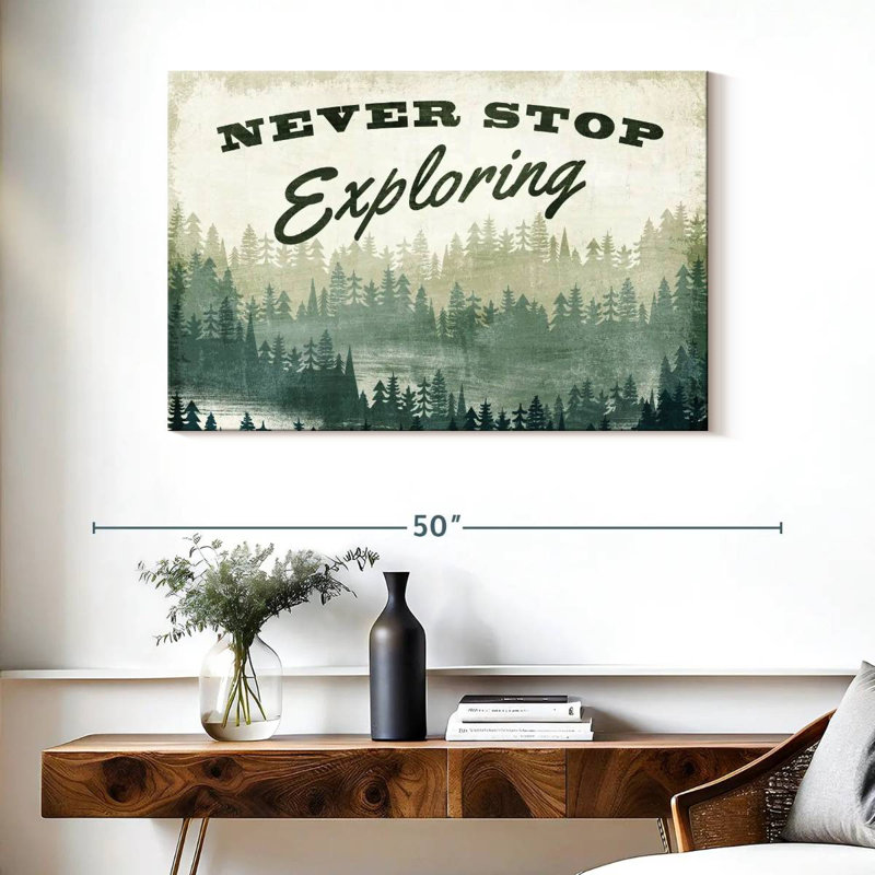 Tergel Never Stop Exploring Greenery, 26" H x 39" W