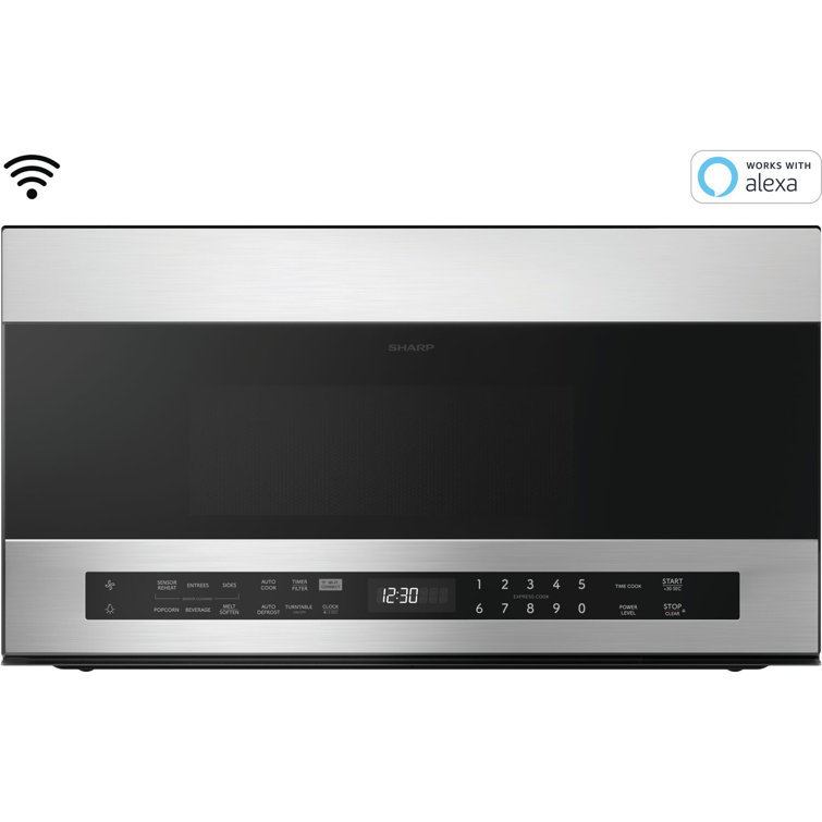 Sharp 1.9 Cubic Feet Over The Range Microwave with Sensor Cooking