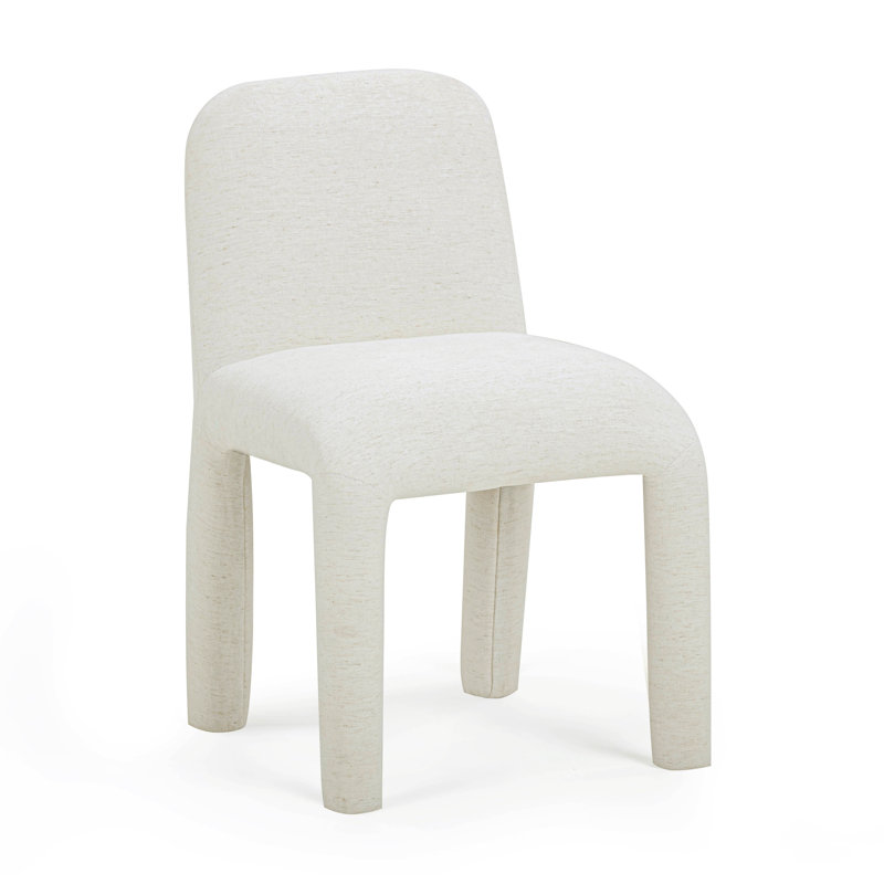 Georgia Cream Performance Chenille Dining Chair, Cream