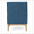 Blue Tadcaster Armchair with 4 Legs-846970899