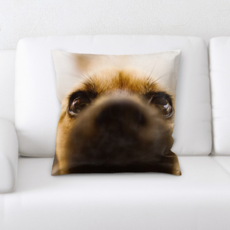 Microsuede Reversible Throw Pillow