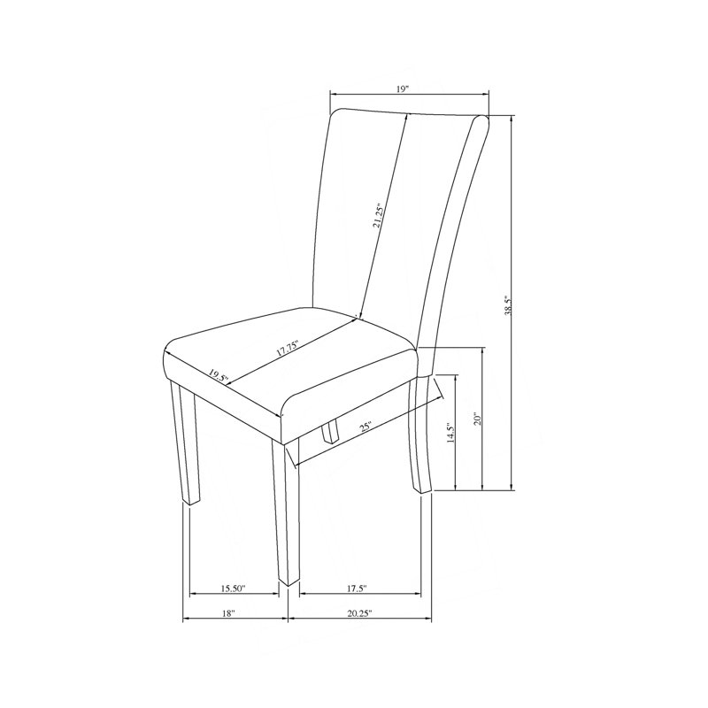 OCEANIC GREY 2PK DINING CHAIR SET