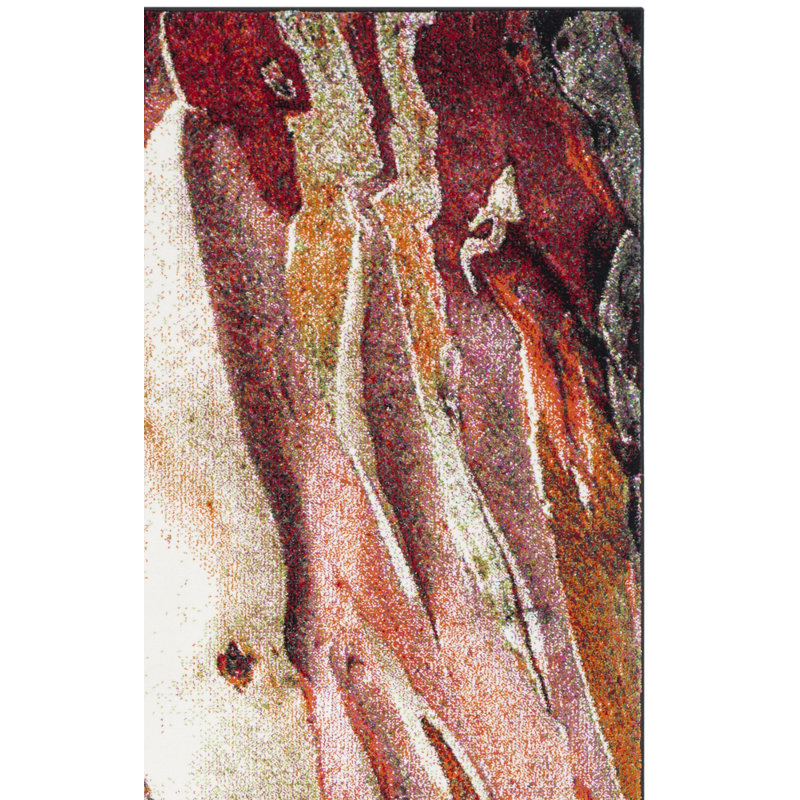 Chaena Performance Abstract Rug, Rectangle 4' x 6'