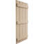 Volets rustiques en faux bois à quatre planches espacées (par paire)-71288264-88966854-88966855