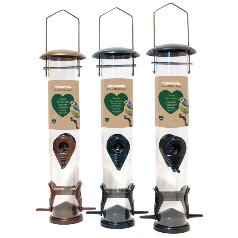 Makai Metal Hanging Tube Bird Feeder