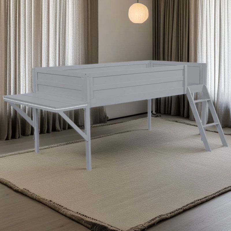 Lit mezzanine Wood Gaming, Simple