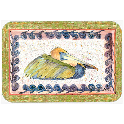Caroline's Treasures Pelican Glass Cutting Board