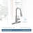 Moen Belfield Smart Touchless Pull Down Sprayer Kitchen Faucet with Voice Control and Power Boost-58928009