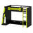 Multifunctional Loft Bed With Study Desk, Ample Storage Shelves & Customizable RGB Illumination-967856574