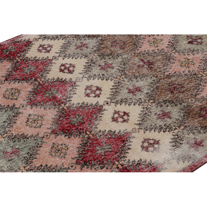 One-of-a-Kind Rectangle 4’7x7’8’’ Hand Knotted Area Rug