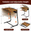 Table-repas pliante ajustable - Plateaux pour manger sur des tables en bois-1384121681