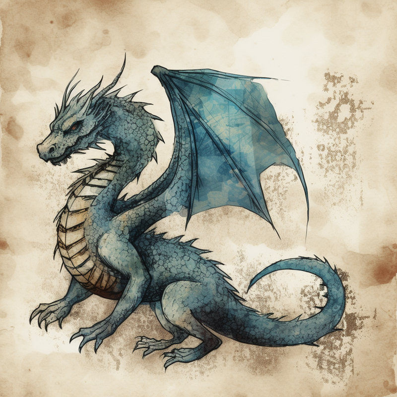 Wildlife Dragon Bedding, Twin Extra Long Comforter