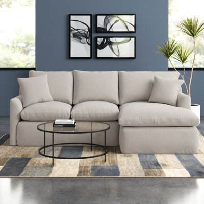Beauen Upholstered L-Shaped Sectional
