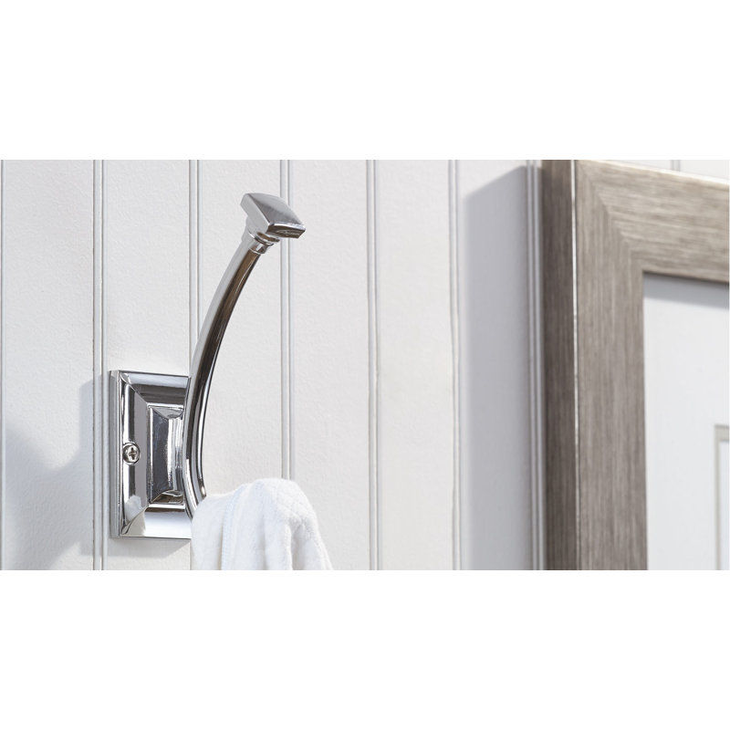 Transitional Metal Wall Hook, Chrome