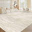 Tapis lavable camel à motif géométrique marocain 9 pi x 12 pi - antidérapant-131619488-131619492