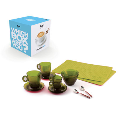 Polycarbonate Breakfast Box - 10 Pieces - Amber