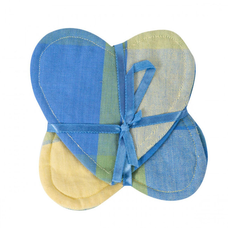 Cotton 4 Piece Coaster Set
