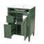 Meuble-lavabo 24 po avec lavabo supérieur, meuble-lavabo moderne avec 2 tiroirs et tiroir basculant, meuble-lavabo simple-132915439-132915440