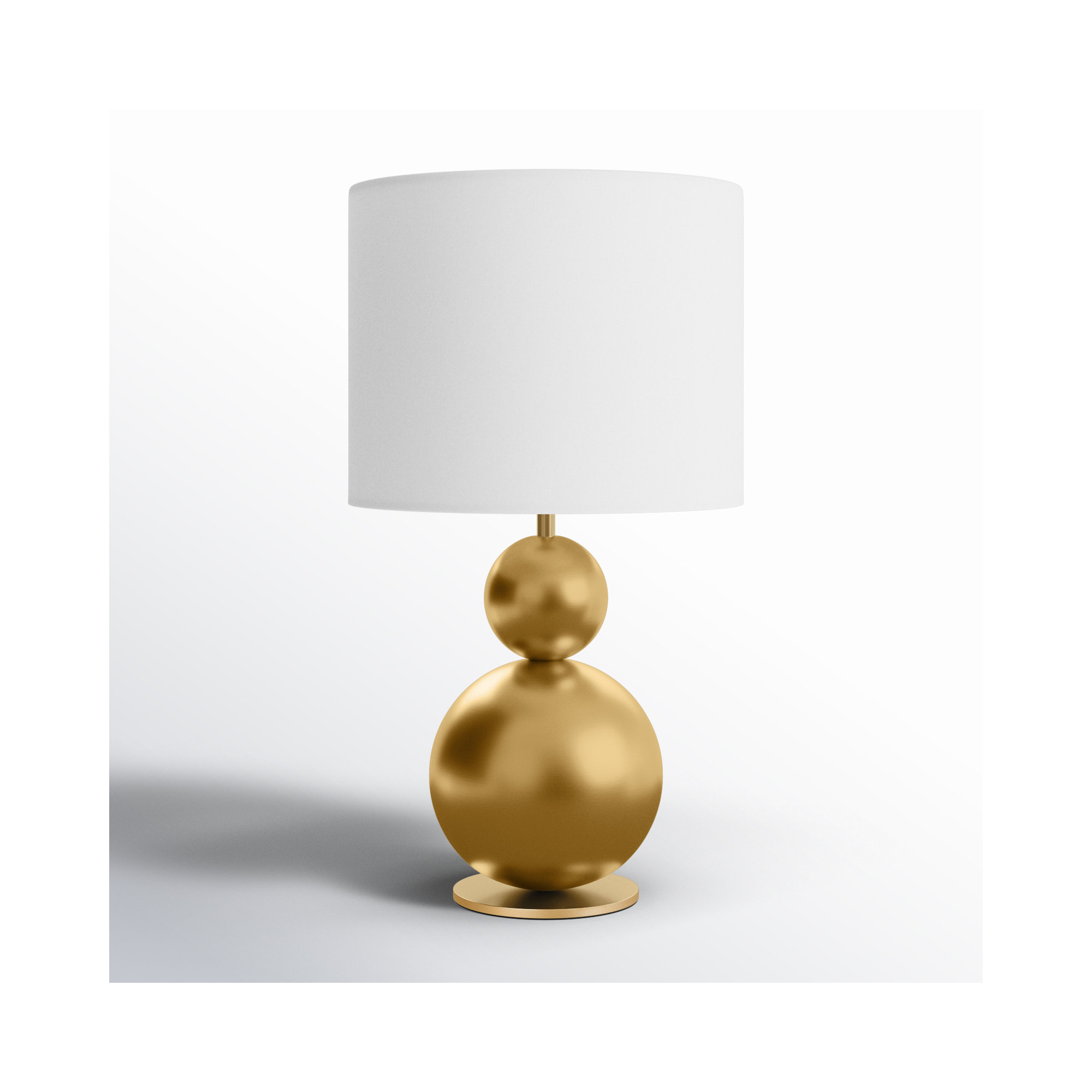 Anthony Metal Table Lamp, Burnished Brass