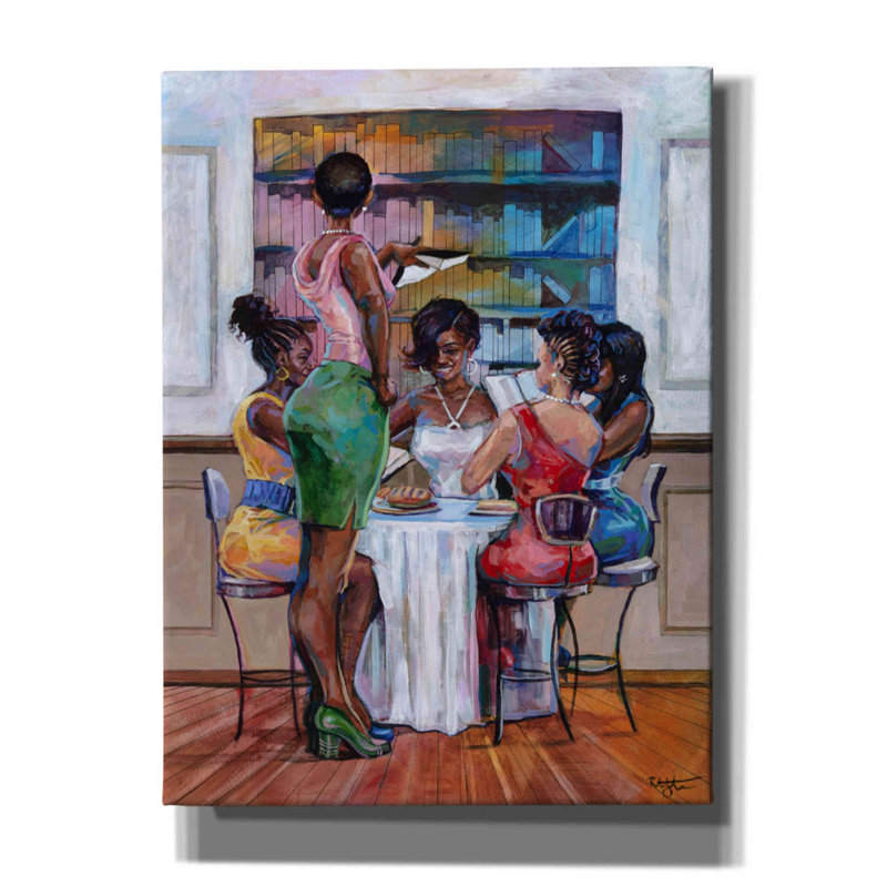 «Red Book Barrel Studio» par Robert Jackson, art mural sur toile, H 16 po x l 12 po x P 0,75 po