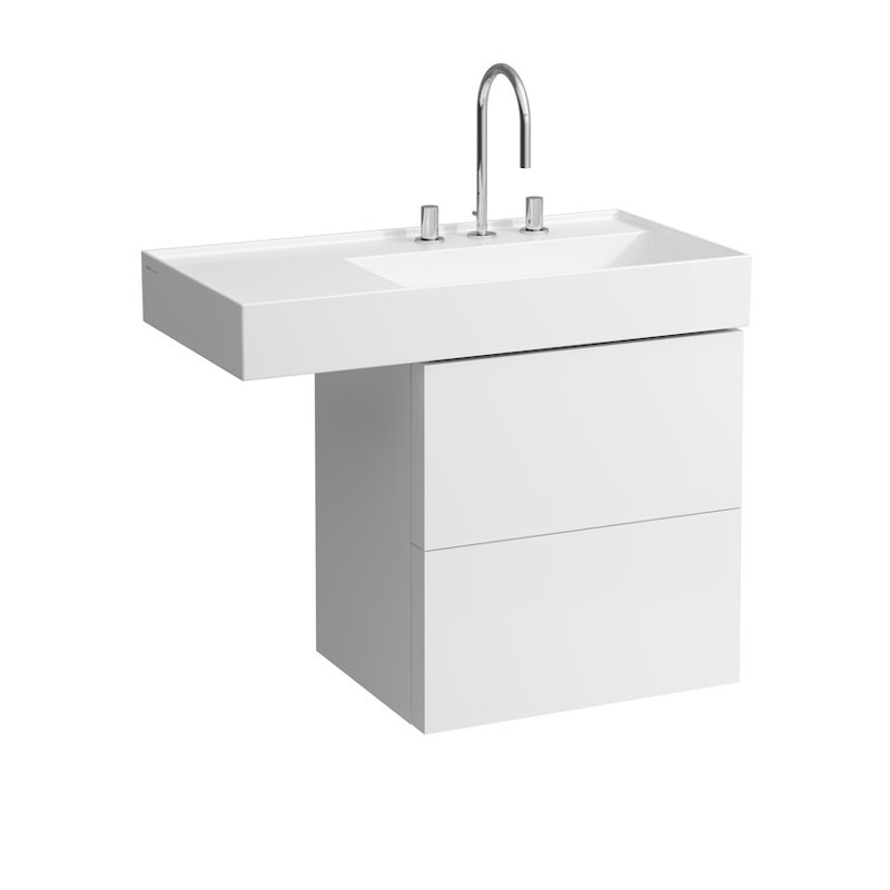 Kartell 35.38'' L Bathroom Sink, 8" Centers