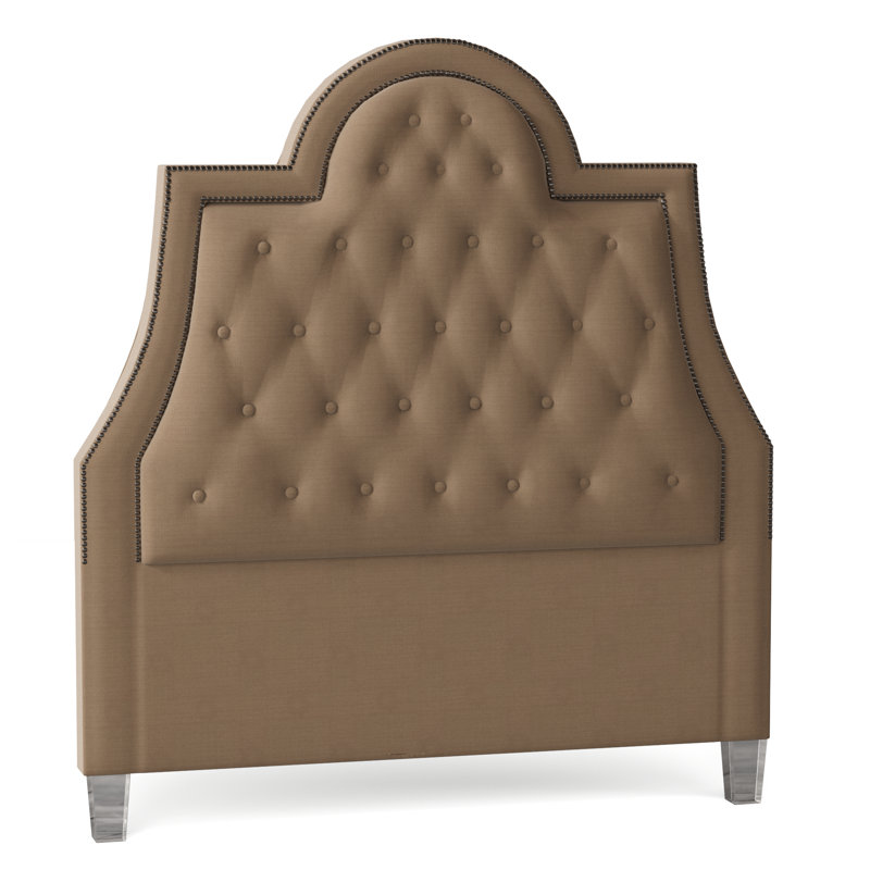 Amanda Upholstered Headboard, Queen, Sachi Camo, Antique White