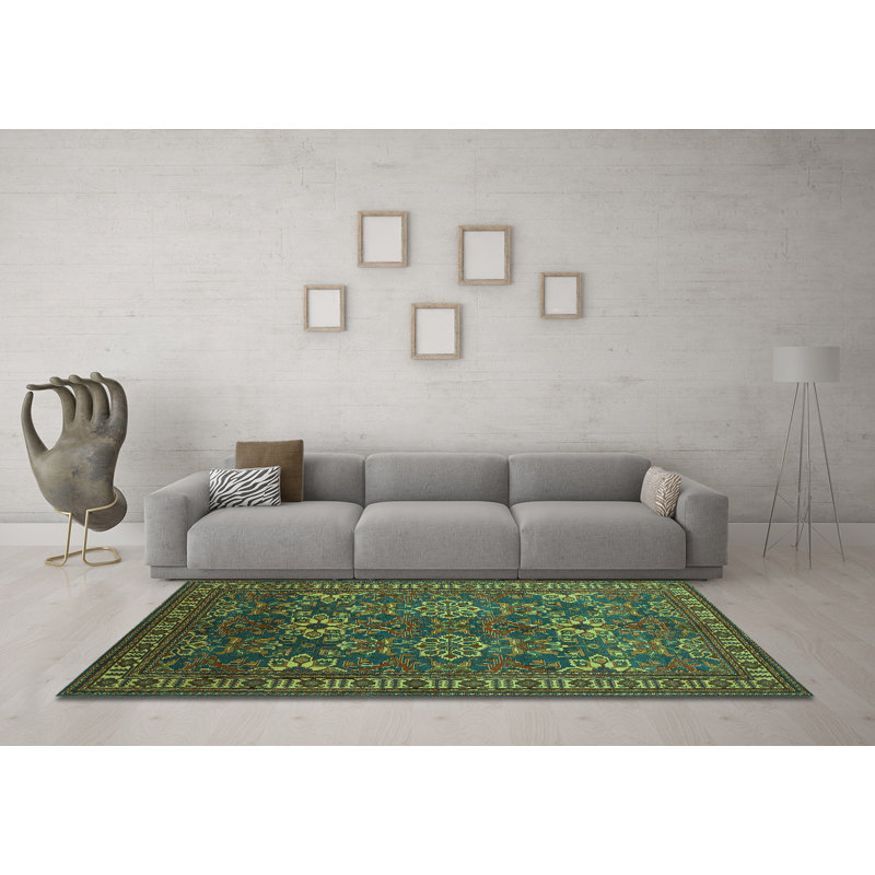 Arbesa Oriental Indoor Rug, Square 6'