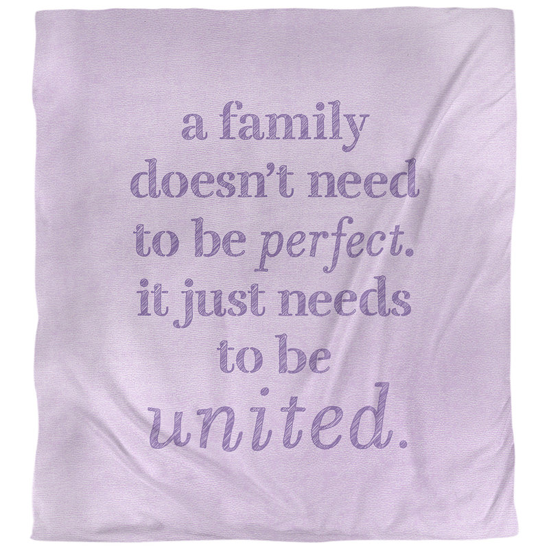 Housse de couette simple family love quot, Housse de couette pour très grand lit, Mauve