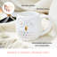 Tasse Pinky Up Olivia Owl, céramique blanche 3D avec détails dorés, pour 16 oz, accessoires pour café et thé