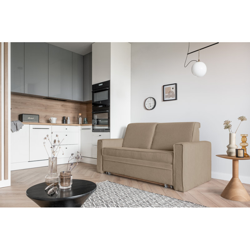 Lucky Lucy 3 Seater Sofa Bed, Tan