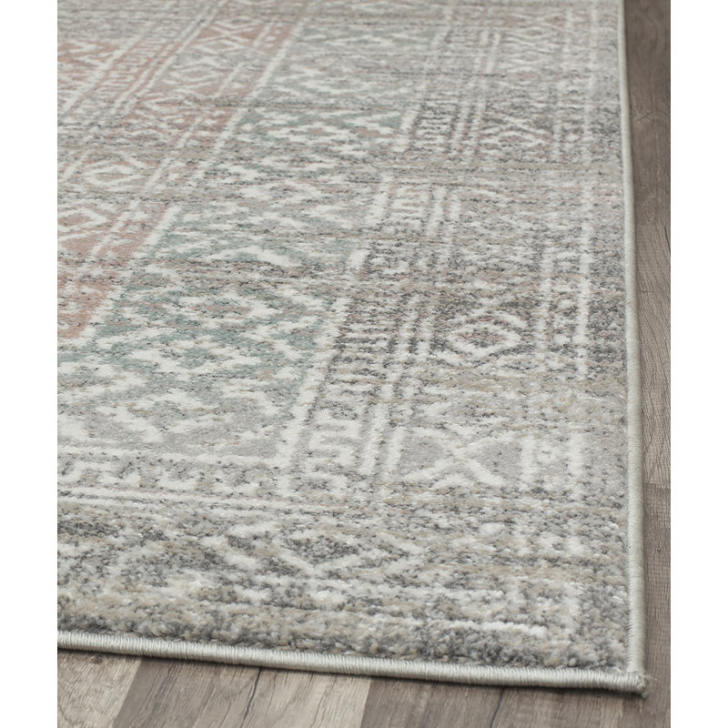 Tapis rétro rose novice Hailey, Rectangle 8 pi x 10 pi