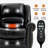 Power Lift Recliner Chair Heat Massage Dual Motor Infinite Position Up To 350 LBS, Faux Leather, Heavy Duty Motion Mechanism With USB Ports, Brown-1394446931